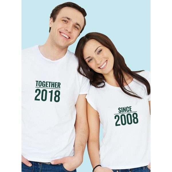 Together Since Couples T Shirts