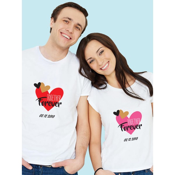 Together Forever Couple T Shirts