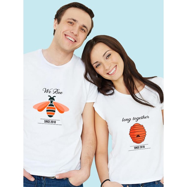 We Bee Long Together Couples T Shirt We Bee Long Together Couples T Shirt