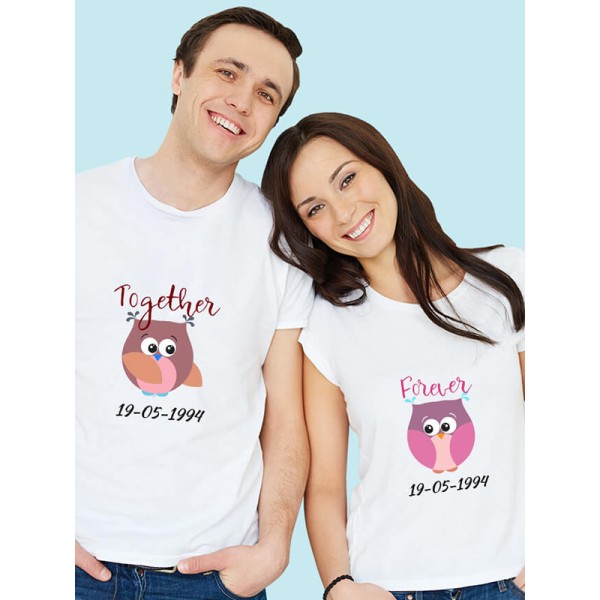 Together Forever Couples T Shirt