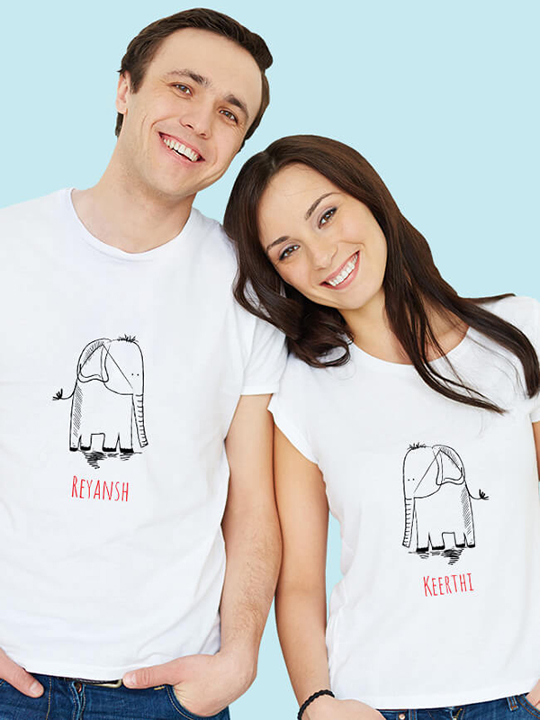 Custom Funny Couples T Shirt