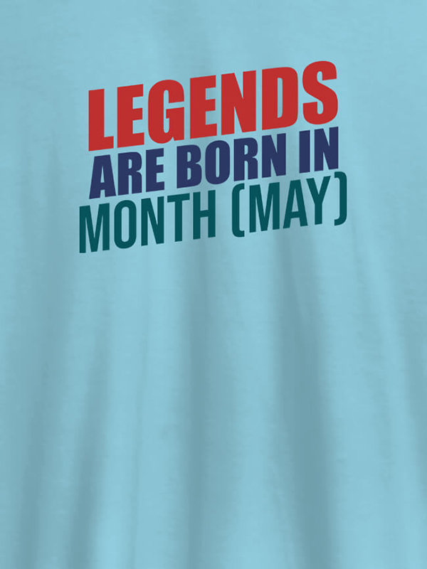 Custom Legends Are Born In November Printed Mens T Shirt