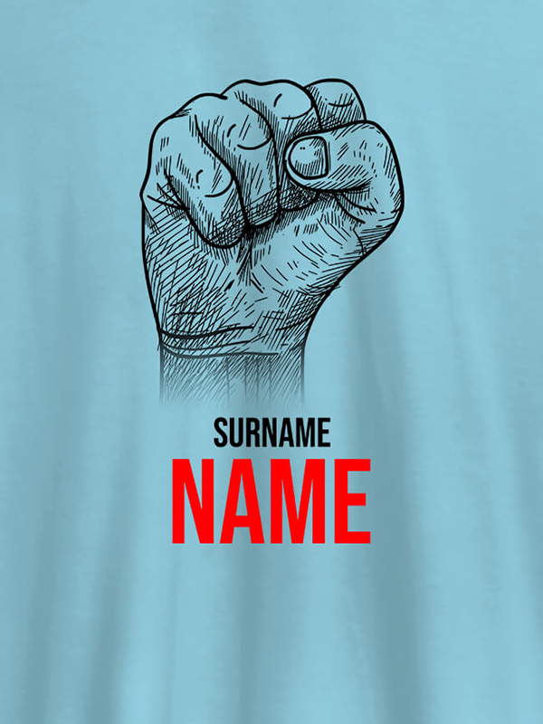 Custom Rebel with Your Surname On Men T Shirts with Name, Text, and Photo