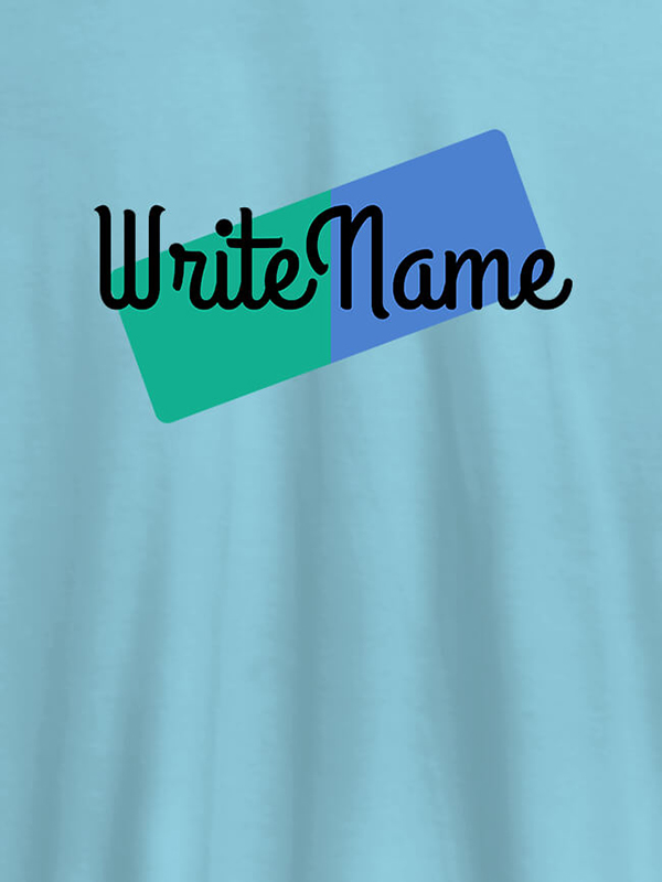 Custom Write Name On T-shirts For Men with Name, Text and Photo