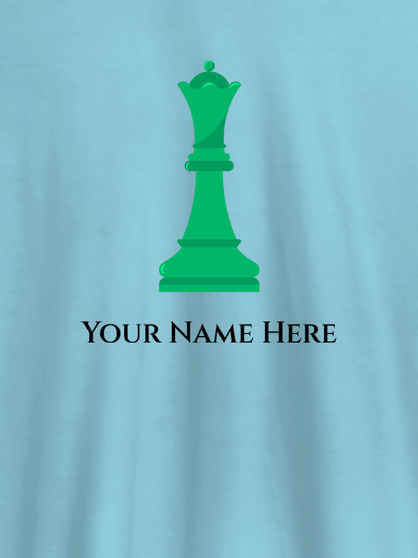 Custom Chess King On T-shirts For Men with Name, Text and Photo