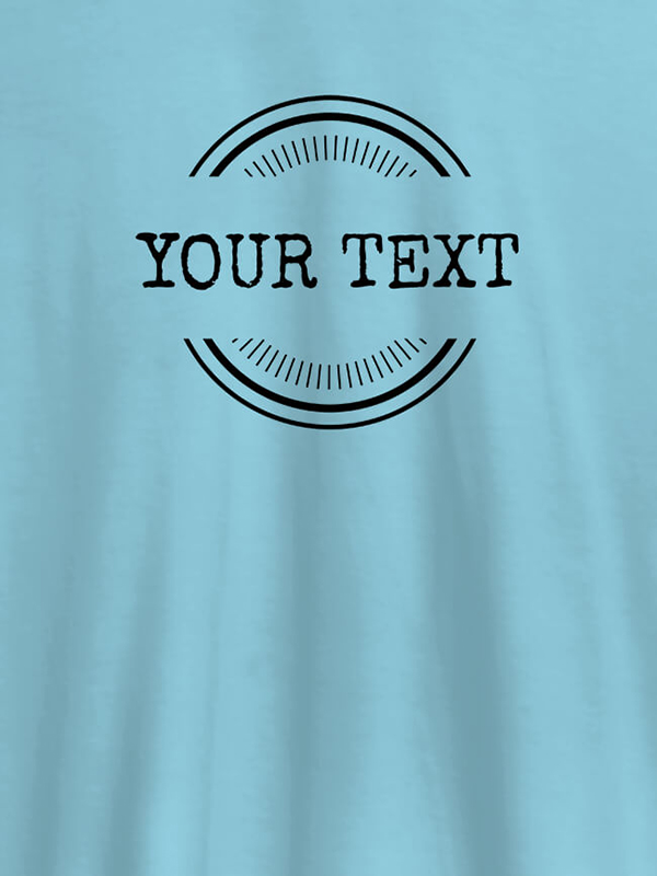 Custom Stamp Theme with Your Name On Customized Men Tees