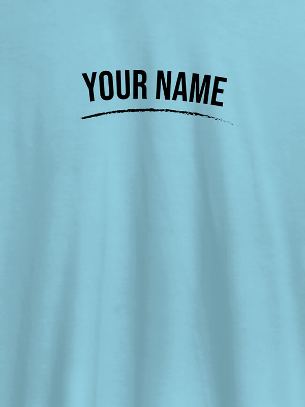 Custom Signature Theme with Your Name On Customized Mens T-Shirt