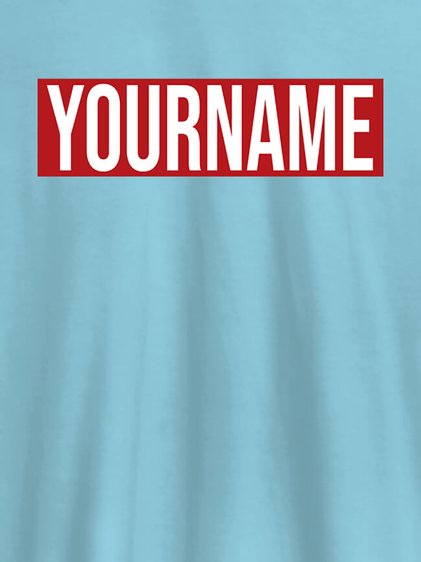 Custom YourName On Customized Tshirt for Men