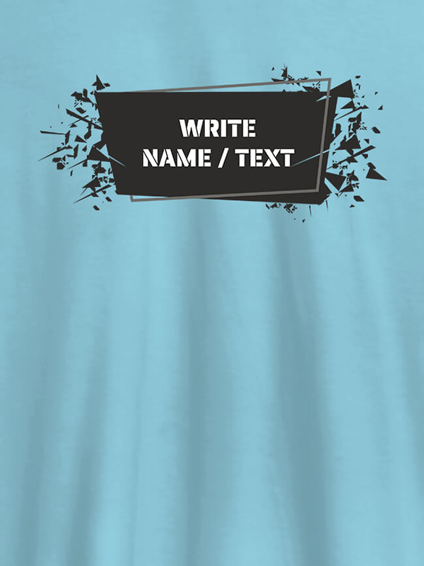 Custom White Sprinkle Design with Name On Personalized Tees