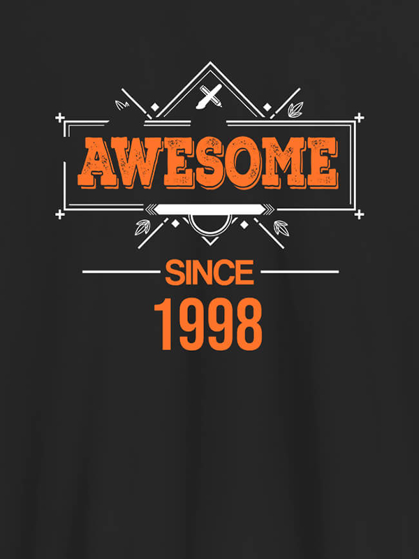 Custom Awesome Since Personalized Mens T Shirt