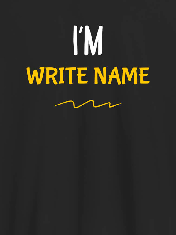 Custom I am with your Text On Customized Mens T-Shirt