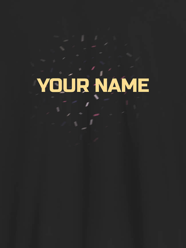 Custom Blast Design with Your Name On Customized Men Tees