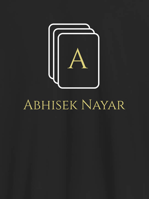 Custom Playing Cards with Initial and Name On Personalized Tees