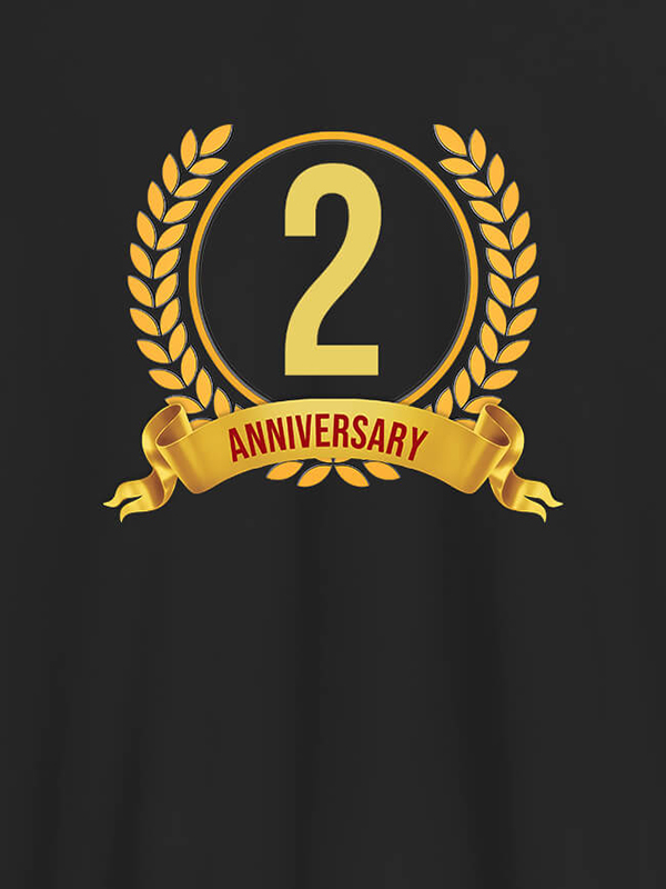 Custom Anniversary Theme On Personalized T-Shirt