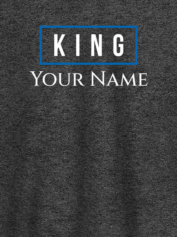 Custom King Name Personalized Mens T Shirt
