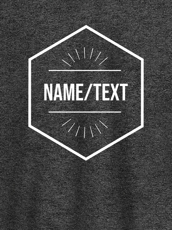 Custom Simple Design with Name On Personalized T-Shirt