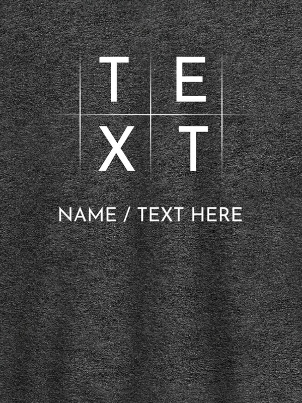 Custom Write Your Name and Text On Personalized Tees