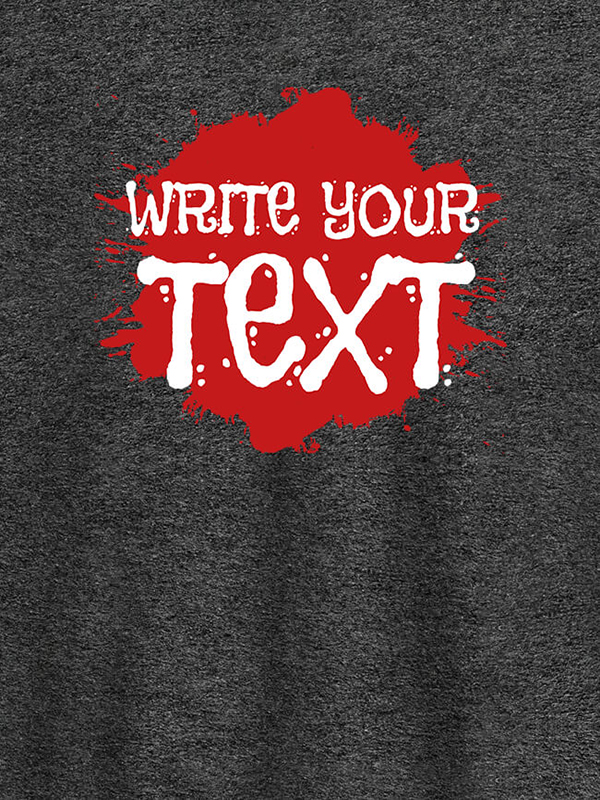 Custom Splash Design with your Name On Personalized Tees