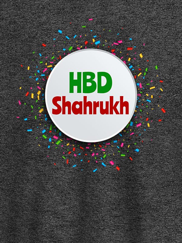 Custom Birthday Theme with Your Name On Men T Shirts with Name, Text, and Photo