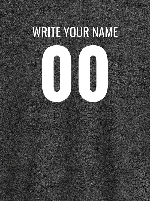 Custom Name and Number On Customized Men Tees