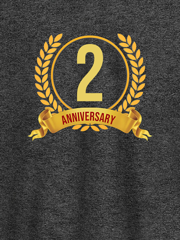 Custom Anniversary Theme On Personalized T-Shirt