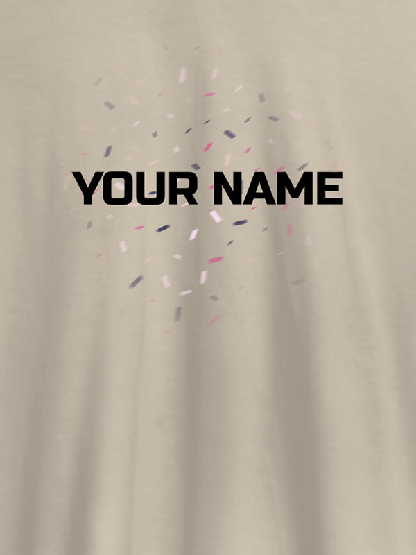 Custom Blast Design with Your Name On Customized Men Tees