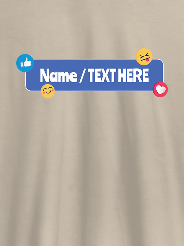 Custom Your Name with Emojis On Personalized Tshirt