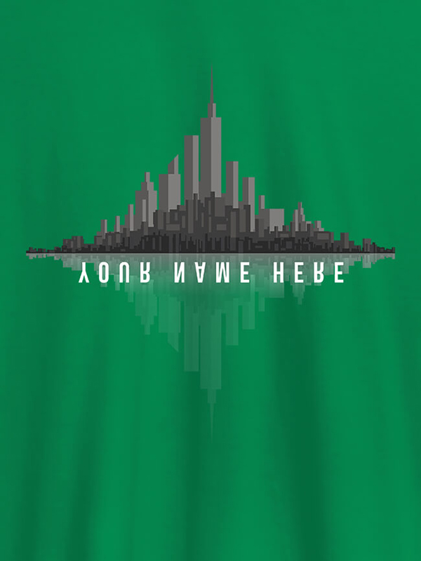 Custom Mirrored Name Personalised Mens T Shirt