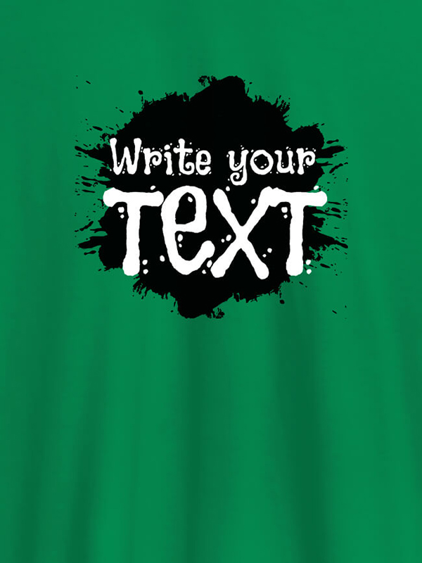 Custom Splash Design with your Name On Personalized Tees