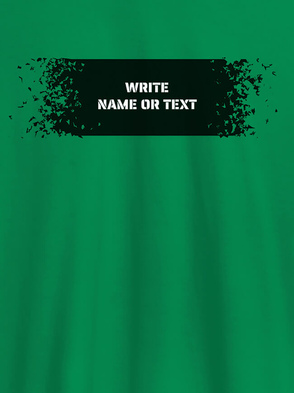 Custom Sprinkle Design with Name On T-shirts For Men with Name, Text and Photo