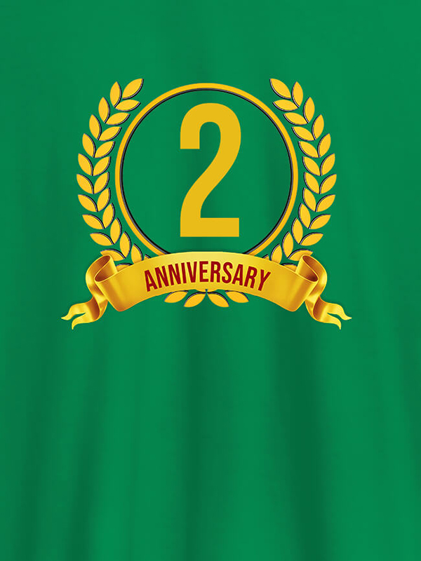 Custom Anniversary Theme On Personalized T-Shirt