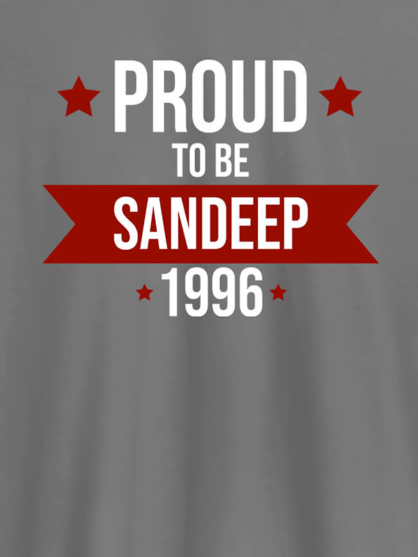 Custom Proud To Be Name Year Printed Mens T Shirt