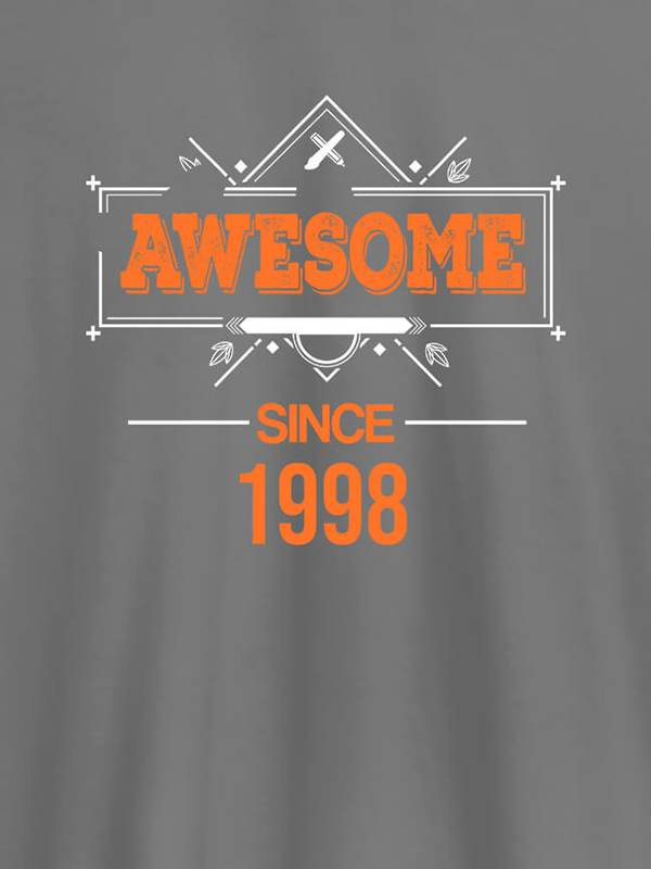 Custom Awesome Since Personalized Mens T Shirt