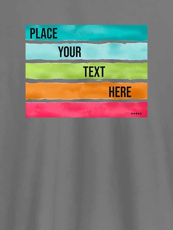 Custom Watercolor T Shirt Printing With Name Personalised Mens Wear