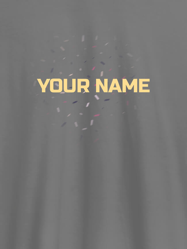 Custom Blast Design with Your Name On Customized Men Tees