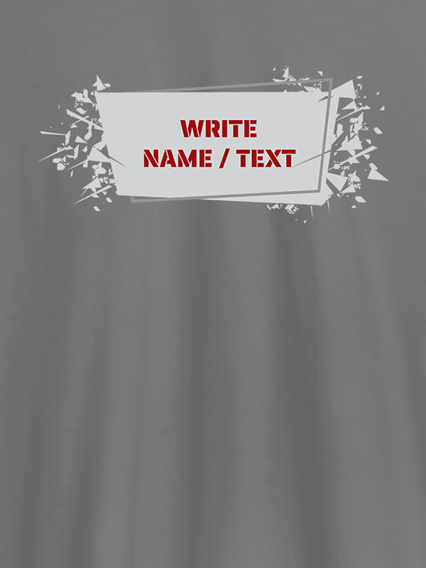 Custom White Sprinkle Design with Name On Personalized Tees