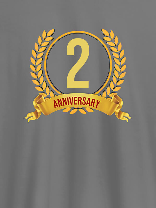 Custom Anniversary Theme On Personalized T-Shirt