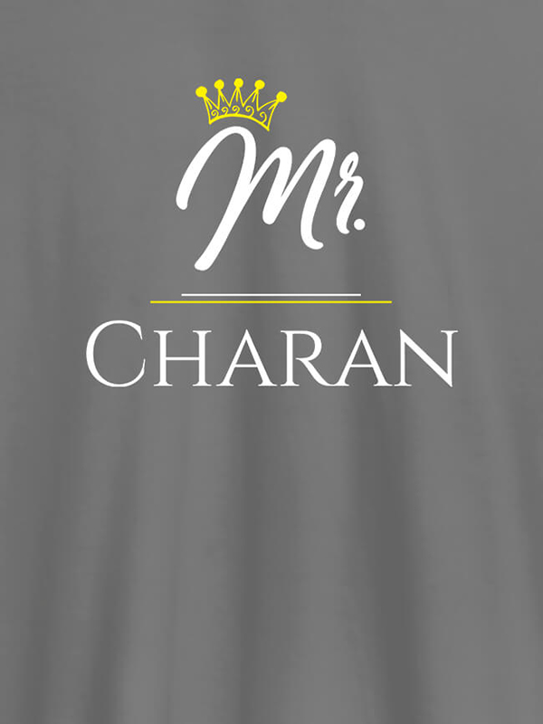 Custom Mr with Your Text On Personalized Tshirt