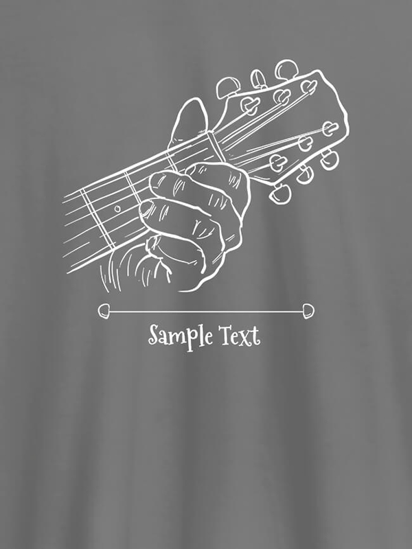 Custom Unplugged Theme with Text On Men T Shirts with Name, Text, and Photo