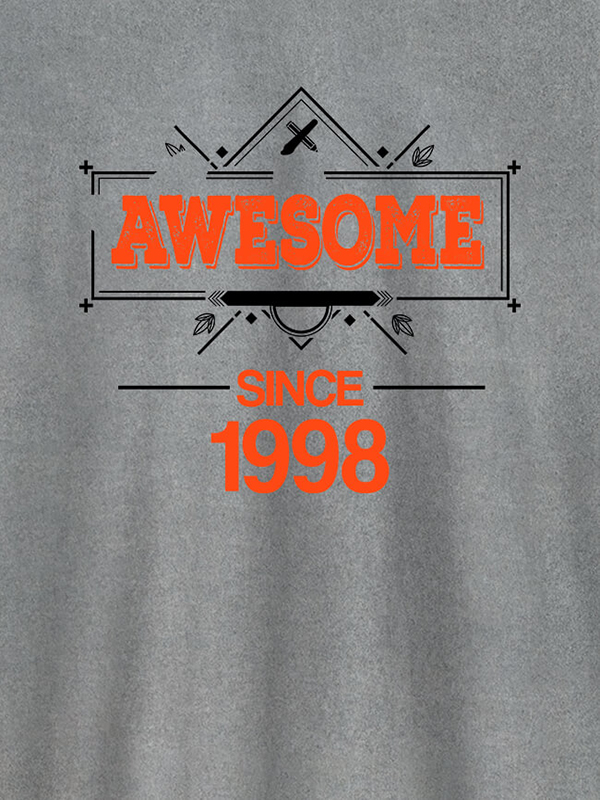 Custom Awesome Since Personalized Mens T Shirt