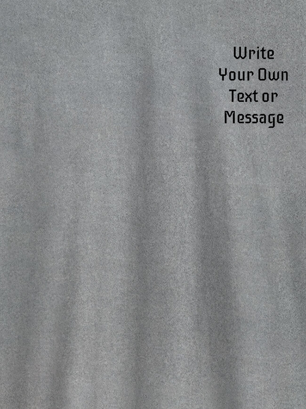 Custom Pocket Text On Customized Mens T-Shirt