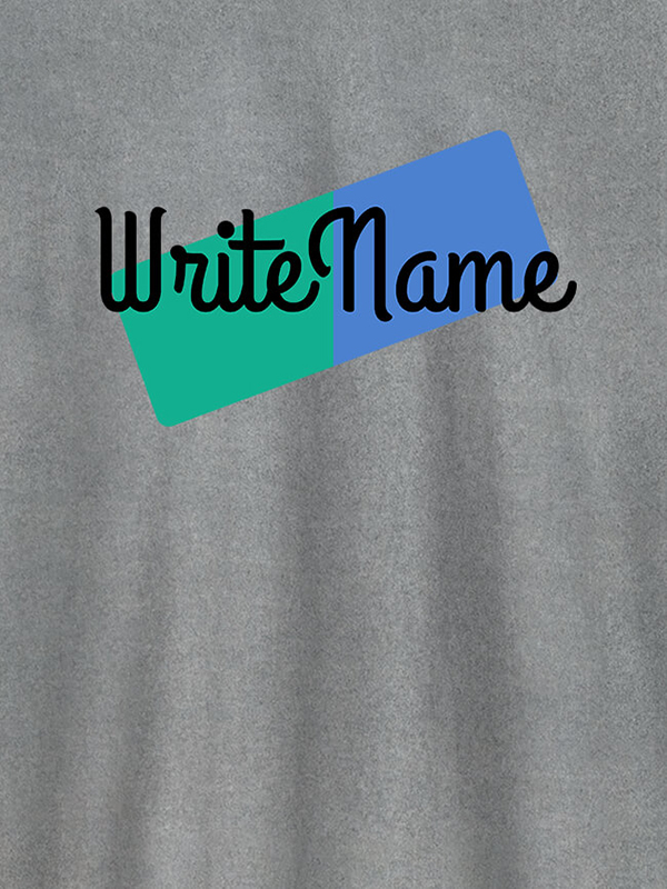 Custom Write Name On T-shirts For Men with Name, Text and Photo
