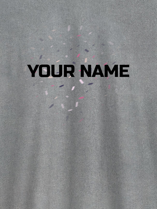 Custom Blast Design with Your Name On Customized Men Tees