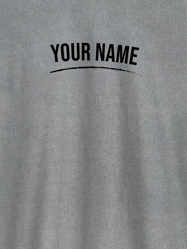 Custom Signature Theme with Your Name On Customized Mens T-Shirt
