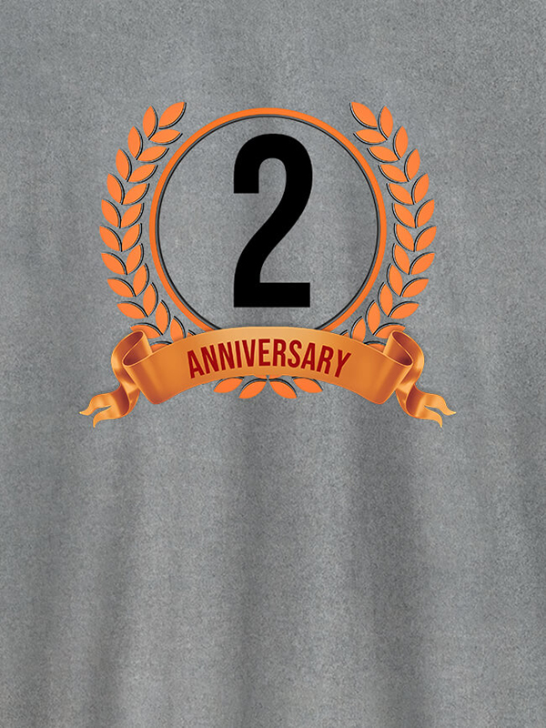 Custom Anniversary Theme On Personalized T-Shirt