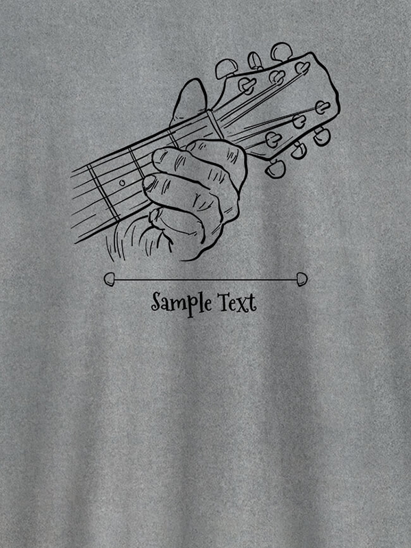 Custom Unplugged Theme with Text On Men T Shirts with Name, Text, and Photo