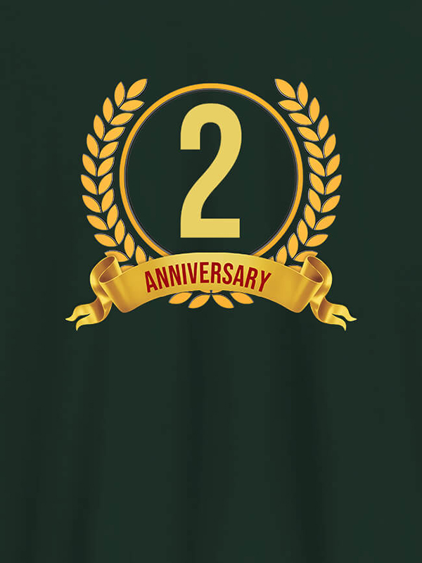 Custom Anniversary Theme On Personalized T-Shirt