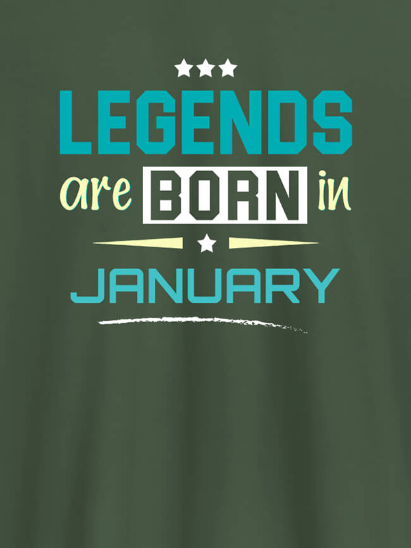 Custom Kings Are Born In Month Personalised Printed Mens T Shirt