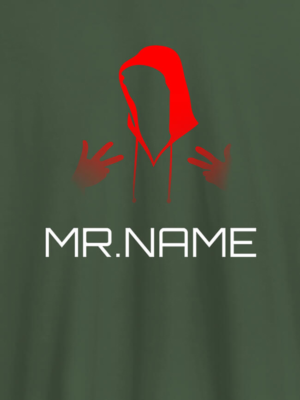 Custom YoYo Design with Text On T-shirts For Men with Name, Text and Photo