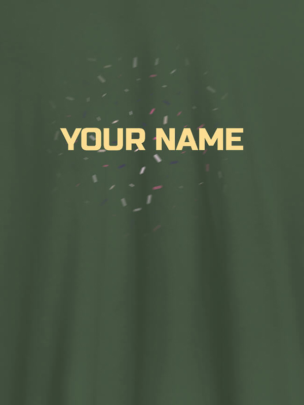 Custom Blast Design with Your Name On Customized Men Tees